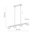 Lampa wisząca DALLAS BLACK 6244 TK LIGHTING
