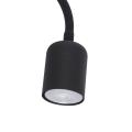 Nowoczesny dwupunktowy kinkiet ścienny z serii MAJA BLACK z włącznikiem 2537 TK Lighting