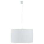Biała, stylowa lampa wisząca w nowoczesnym stylu do jadalni Ø30cm RONDO WHITE 1xE27 - 3460