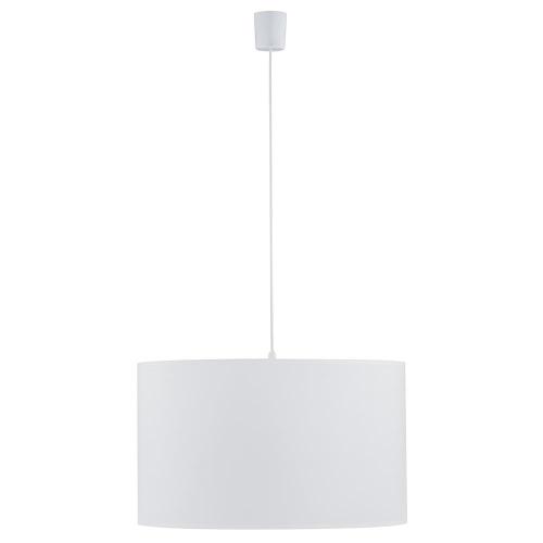 Biała, stylowa lampa wisząca w nowoczesnym stylu do jadalni Ø30cm RONDO WHITE 1xE27 3460 TK Lighting