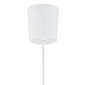 Minimalistyczna szara lampa wisząca do oświetlenia stołu w jadalni Ø30cm RONDO GRAY 1xE27 3462 TK Lighting