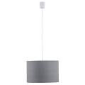 Minimalistyczna szara lampa wisząca do oświetlenia stołu w jadalni Ø30cm RONDO GRAY 1xE27 3462 TK Lighting