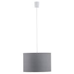 Minimalistyczna szara lampa wisząca do oświetlenia stołu w jadalni Ø30cm RONDO GRAY 1xE27 - 3462