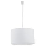 Lampa wisząca nowoczesna z białym abażurem Ø50cm do jadalni, sypialni RONDO WHITE 3xE27 - 3461