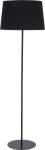 Czarna lampa podłogowa na okrągłej podstawie, wysokość 148cm 1xE27 MAJA - 2920