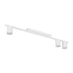 Biała lampa sufitowa do nowoczesnych wnętrz, listwa z trzema spotami LOGAN WHITE 3xGU10 - 4570