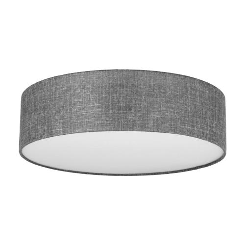 Lampa sufitowa z klasycznym abażurem szaro-grafitowym Ø60cm EARTH 4661 4xE27 TK Lighting