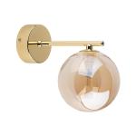 Kinkiet ESTERA GOLD bursztynowa kula 1xG9 - 4778