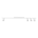 Minimalistyczna, biała listwa sufitowa do nowoczesnego salonu LOGAN WHITE 4xGU10 - 4571