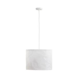 Lampa wisząca TULUM tkanina BIAŁA - 6281
