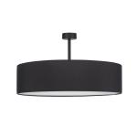 Czarna lampa sufitowa do eleganckiej sypialni i jadalni Ø60cm 4xE27 RONDO BLACK - 4245