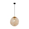 Lampa sufitowa SOL elegancki żyrandol z nieregularnym kloszem w kolorze bursztynu 4261 TK Lighting
