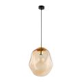 Lampa sufitowa SOL elegancki żyrandol z nieregularnym kloszem w kolorze bursztynu 4261 TK Lighting