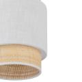 Elegancka, wąska lampa wisząca z abażurem do jadalni BOHO NEW WHITE gwint E27 5652 TK Lighting