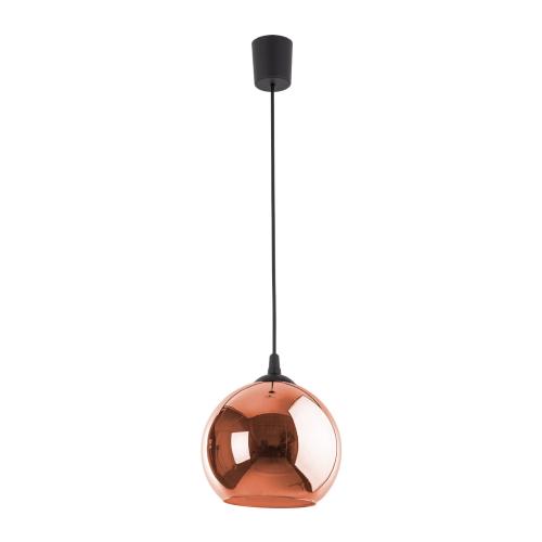 Wisząca lampa VENEZIA z modnym szklanym kloszem w kolorze miedzi do salonu 5741 TK Lighting