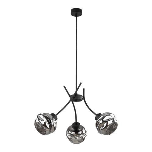 Podwieszana lampa ZULIA z designerskimi kloszami 3xE27 5748 TK Lighting