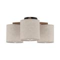 Lampa sufitowa z abażurowe klosze DEVA 3xE27 do sypialni 6865 TK Lighting