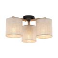 Lampa sufitowa z abażurowe klosze DEVA 3xE27 do sypialni 6865 TK Lighting