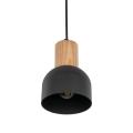 Lampa wisząca z drewnianymi elementami CAIRO na E27 do minimalistycznych wnętrz 4894 TK Lighting
