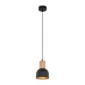 Lampa wisząca z drewnianymi elementami CAIRO na E27 do minimalistycznych wnętrz 4894 TK Lighting
