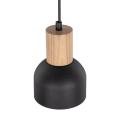 Lampa wisząca z drewnianymi elementami CAIRO na E27 do minimalistycznych wnętrz 4894 TK Lighting
