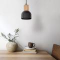 Lampa wisząca z drewnianymi elementami CAIRO na E27 do minimalistycznych wnętrz 4894 TK Lighting