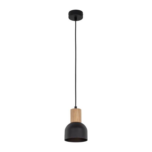 Lampa wisząca z drewnianymi elementami CAIRO na E27 do minimalistycznych wnętrz 4894 TK Lighting