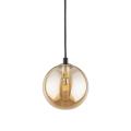 Zwis z szklanym bursztynowym kloszem do systemu 1 obwodowego TRACER 4928 TK Lighting