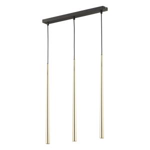 Lampa wisząca PIANO kolor Czarny / złoty - 6437