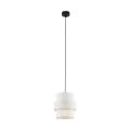 Lampa wisząca CALISTO biała z podłużnym abażurem do salonu 5094 TK Lighting