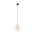 Lampa wisząca CALISTO biała z podłużnym abażurem do salonu 5094 TK Lighting