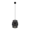 Lampa wisząca  z czarnym kloszem CALISTO do sypialni 5306 TK Lighting